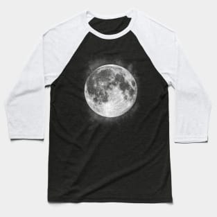 Full Moon and Stars Baseball T-Shirt